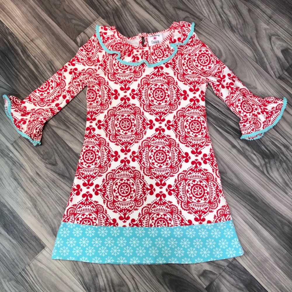Counting Daisies Winter Holiday Christmas Dress